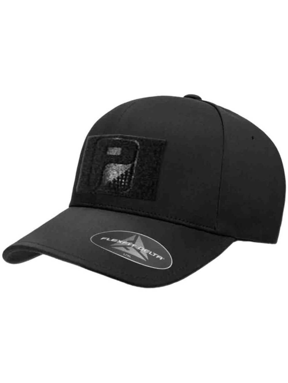 Pull Patch Tactical Hat - Flexfit Delta Curved Bill Cap - Seamless, Fitted